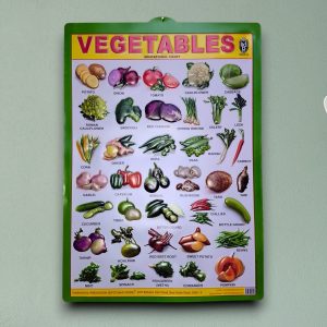 Vegetables 3D Educational Chart